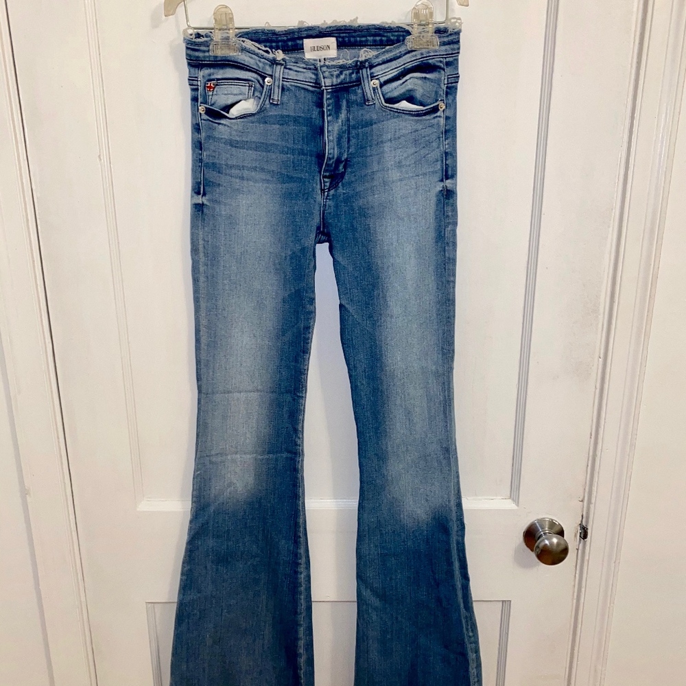 Hudson Tyler Cut Off Flare Jean